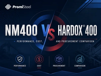 NM400 proti Hardox 400: primerjava zmogljivosti, stroškov in nabave